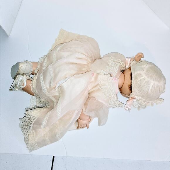 16" 1960 Madame Alexander Brown Eyed All Vinyl Baby Doll - Picture 4 of 13